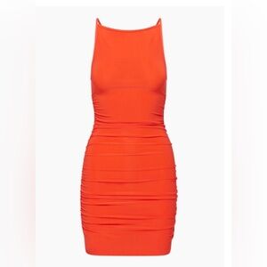 Aritiza Babaton Hot Cheeky Red Fitted Dress
